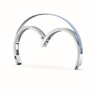Edge Bangle - Pewter Grey - Sterling Silver
