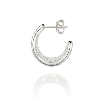 Hexagon Coral Earrings