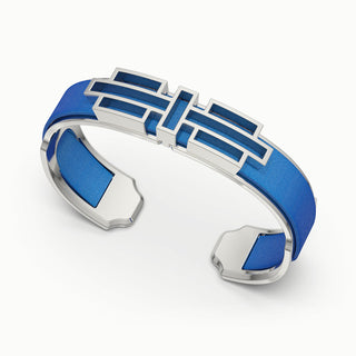 Ban Zu Silk Cuff - Celestial Blue