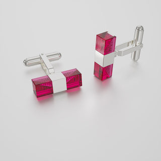 Hoi An Cufflinks - Dragonfruit Pink