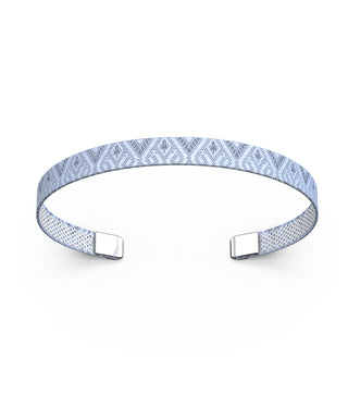 Silk Slide Pewter Grey -  Edge Bangles