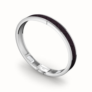 Edge Bangle - Kopi-O Brown - Sterling Silver