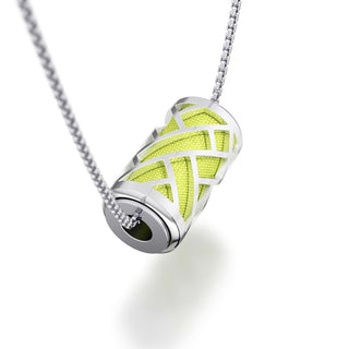 Pomelo Green Huế - Silk Pendant - Sterling Silver