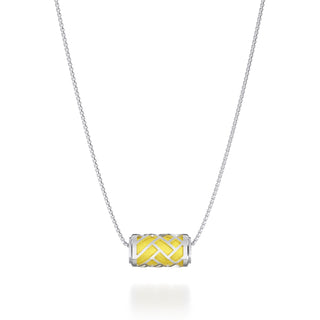 Starfruit Yellow Huế - Silk Pendant - Sterling Silver
