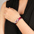 Ikat Silk Cuff - Majestic Ruby