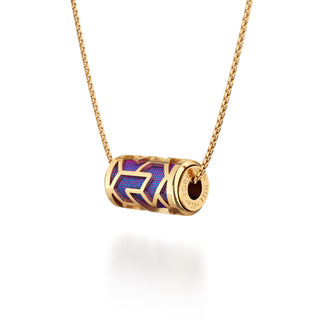 Dawn Mauve Iskandar- Silk Pendant - Gold Vermeil