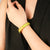 Kawung Silk Cuff - Pomelo Green