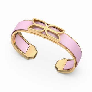 Kawung Silk Cuff - Frangipani Pink