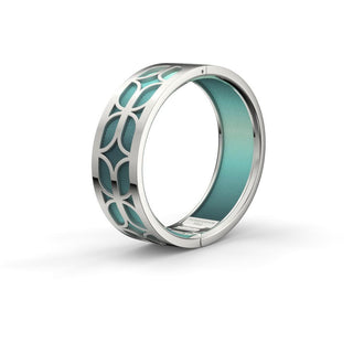 Kawung Bangle - Teal Glow