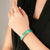 Lotus Silk Cuff - Shophouse Teal