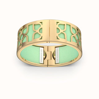 Lotus Bangle - Palm Tree Green