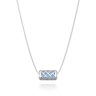 Hue Love Letter Pendant - Gazebo Blue - Sterling Silver