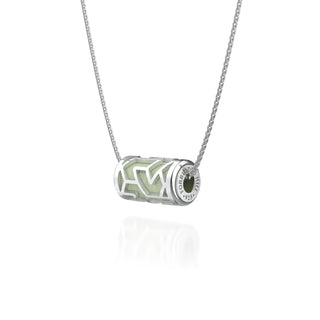 Iskandar Love Letter Pendant - Shophouse Olive - Sterling Silver