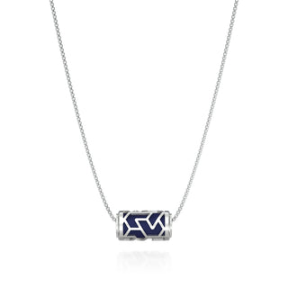 Iskandar Love Letter Pendant - Midnight Blue - Sterling Silver