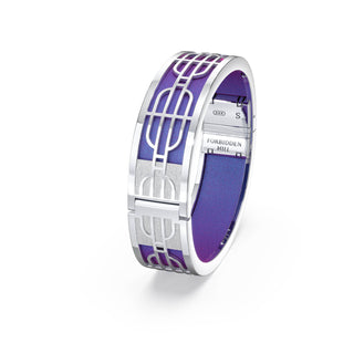 Nanyang Dream Bangle - Dawn Mauve - Sterling Silver