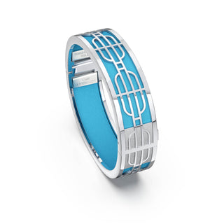 Nanyang Dream Bangle - Turquoise Blue - Sterling Silver