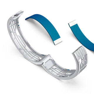 Peacock Green Nanyang Dream - Slim Bangle - Sterling Silver