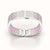 Nanyang Dream Bangle - Frangipani Pink - Sterling Silver