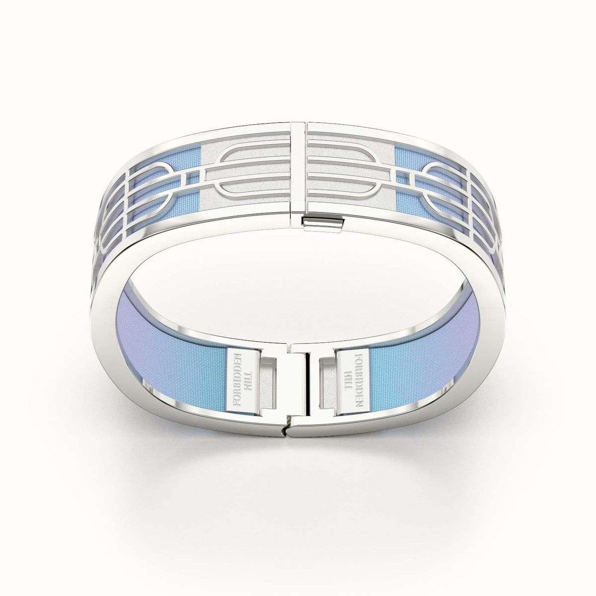 Nanyang Dream Bangle - Gazebo Blue - Sterling Silver