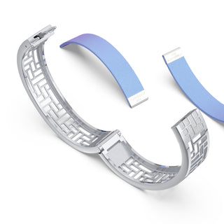 Gazebo Blue Pavillion - Slim Bangle - Sterling Silver