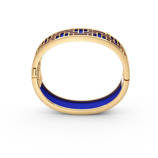 Royal Blue Pavilion - Slim Bangle - Gold Vermeil