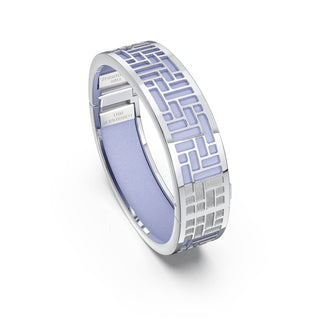 Pavilion Bangle - Shophouse Mauve - Sterling Silver