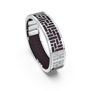 Pavilion Bangle - Kopi-O Brown - Sterling Silver