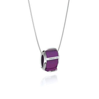 Kawung Pendant - Dawn Mauve - Sterling Silver