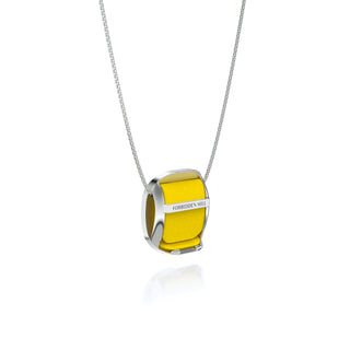 Kawung Pendant - Pineapple Yellow - Sterling Silver