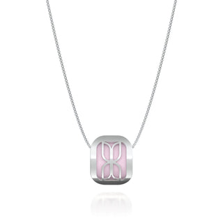 Kawung Pendant - Frangipani Pink - Sterling Silver