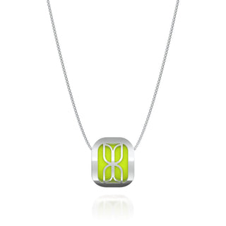 Kawung Pendant - Pomelo Green - Sterling Silver