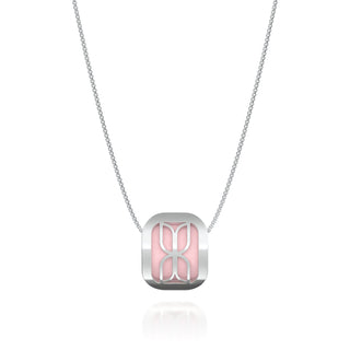 Kawung Pendant - Shophouse Pink - Sterling Silver