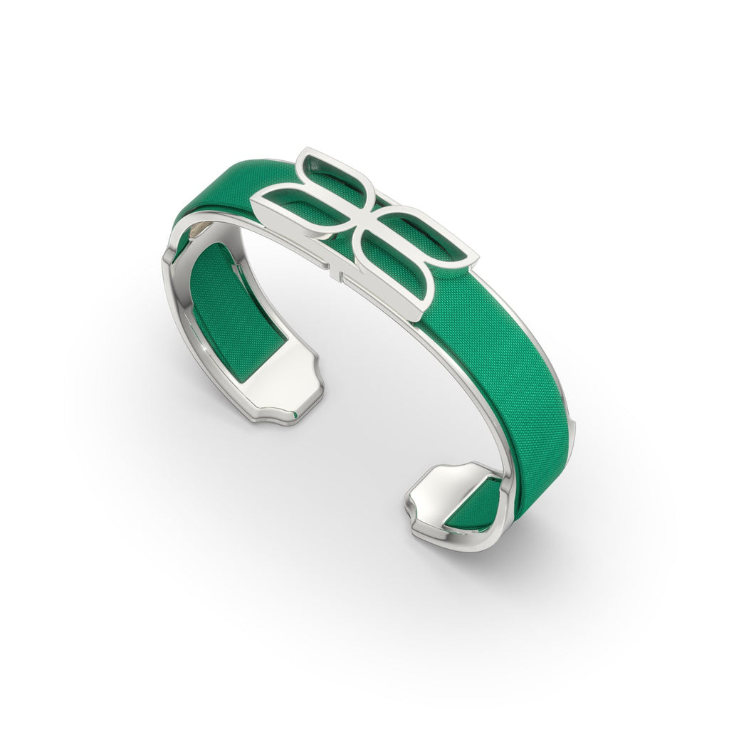 Kawung Silk Cuff - Python Green – Forbidden Hill