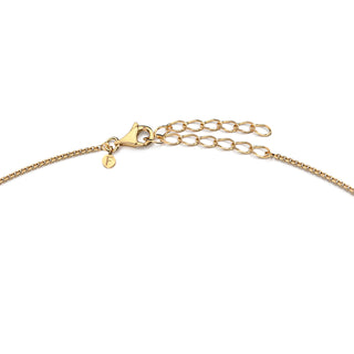 Starfruit Yellow Hexagon Coral - Silk Pendant - Gold Vermeil