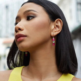 Hoi An Earrings - Lime Green