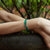 Lotus Silk Cuff - Crossandra Orange