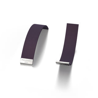 Silk Slides Deep Plum - Sterling Silver Bangles