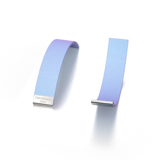 Silk Slides Gazebo Blue - Sterling Silver Bangles