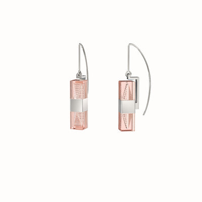 Hoi An Earrings - Coral Pink