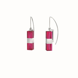 Hoi An Earrings - Dragonfruit Pink