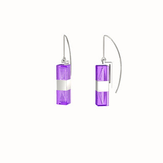 Hoi An Earrings - Wisteria Purple