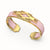 Ikat Silk Cuff - Shophouse Pink