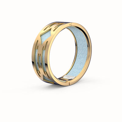 Ikat Bangle - Mist Blue