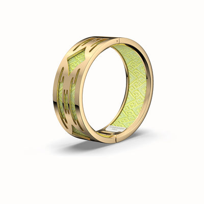 Ikat Bangle - Lemongrass Green