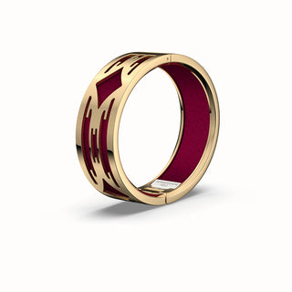 Ikat Bangle - Majestic Ruby