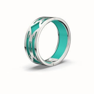 Ikat Bangle - Shophouse Teal