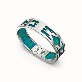 Ikat Bangle - Andaman Green