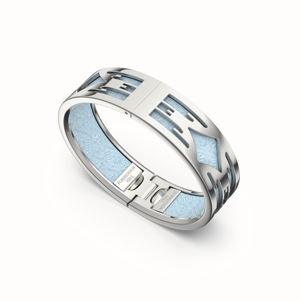 Ikat Bangle - Mist Blue