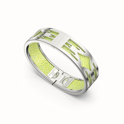 Ikat Bangle - Lemongrass Green