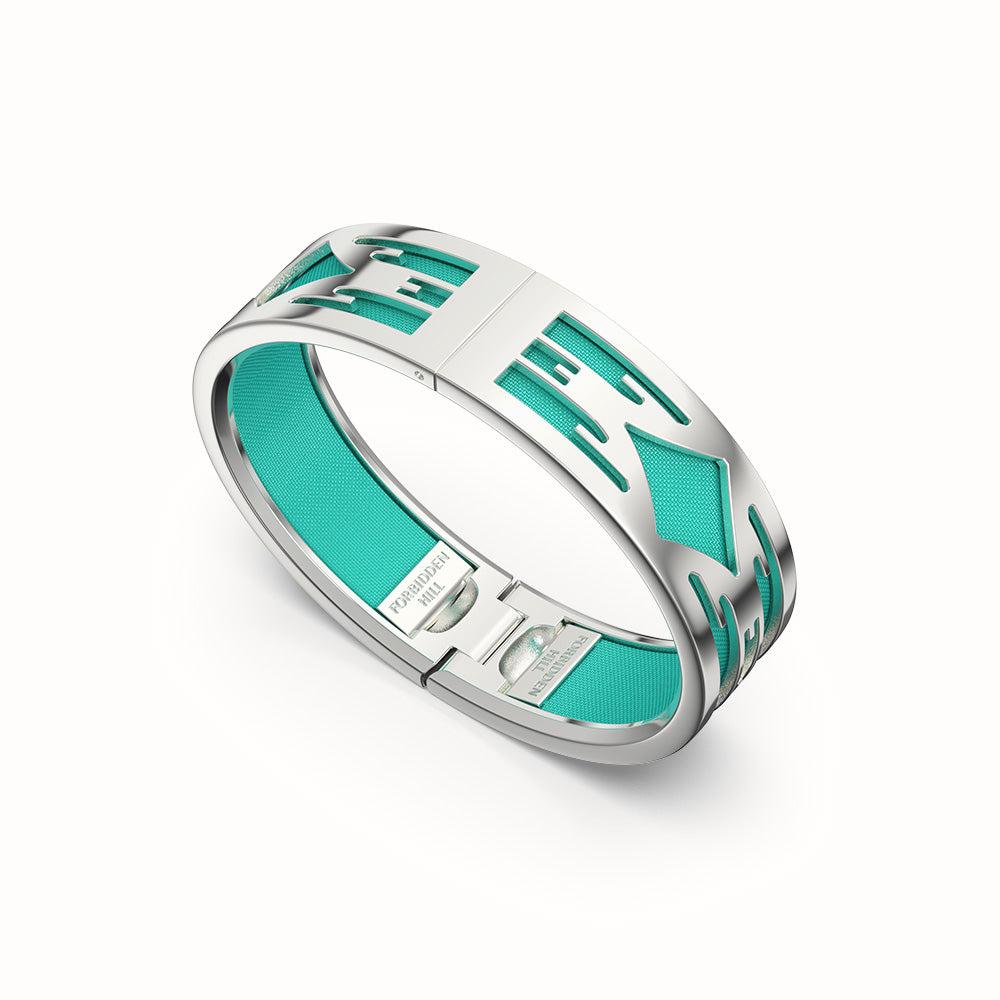Ikat Bangle - Shophouse Teal